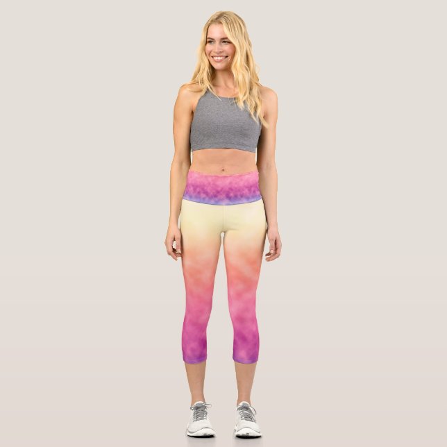 Leggings Capri Flor Radiante (Anverso)