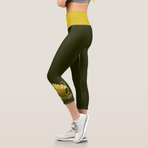 Leggings Capri Flora the Goddess of Flowers