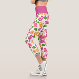 Leggings Capri Floral