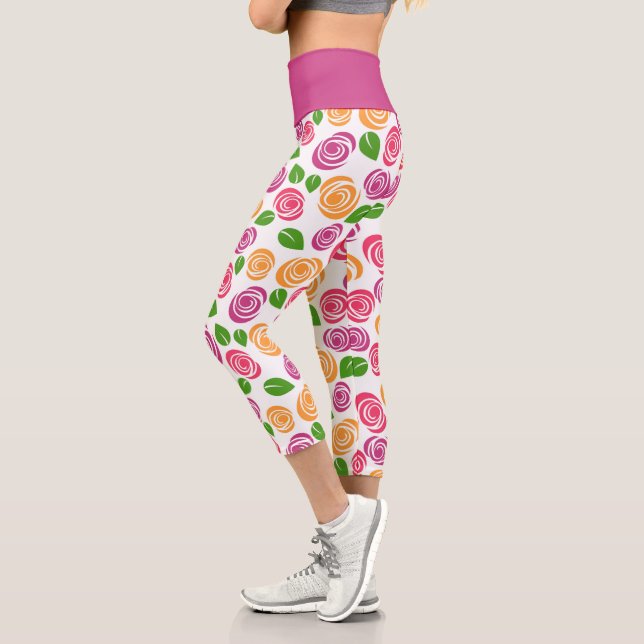 Leggings Capri Floral (Izquierda)