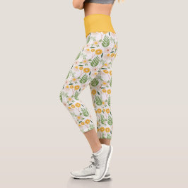 Leggings Capri Floral