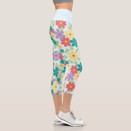 Leggings Capri Floral