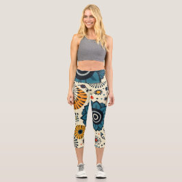 Leggings Capri Floral