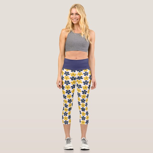 Leggings Capri Floral (Anverso)