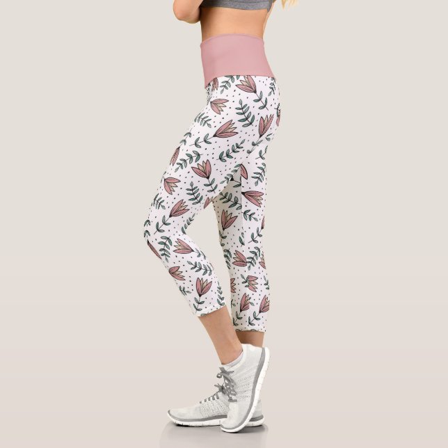 Leggings Capri Floral (Izquierda)