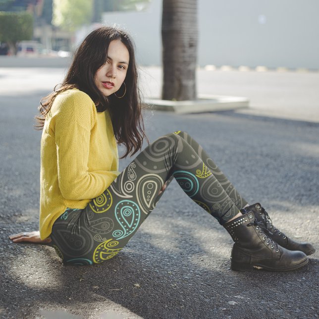 Leggings Capri Floral Paisley (Subido por el creador)