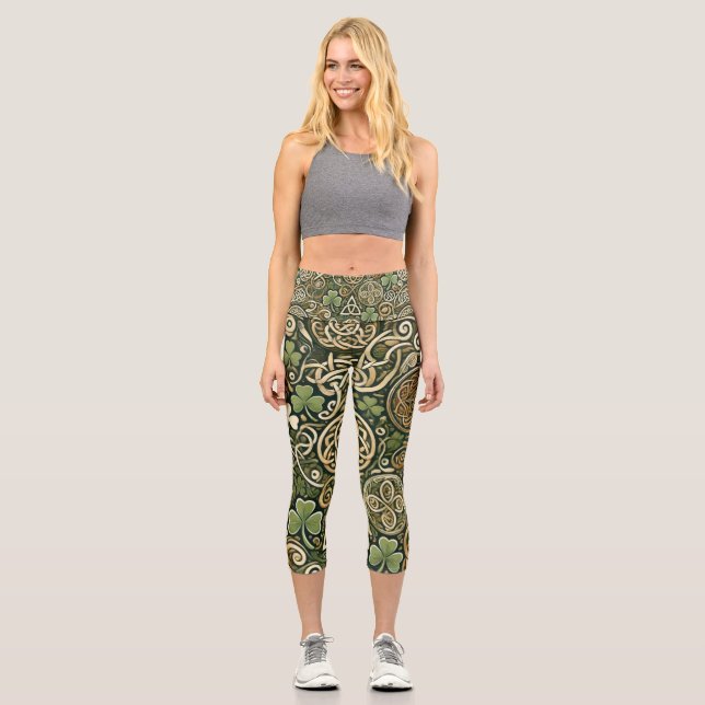 Leggings Capri Florecer Celta (Anverso)