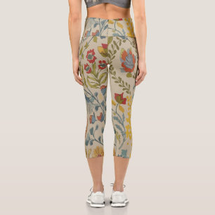 Leggings Capri Flores