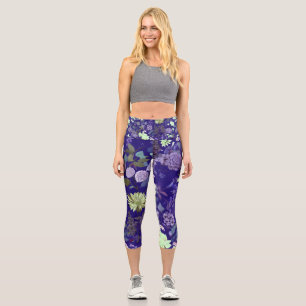 Leggings Capri Flores con un ambiente elegante y fascinante