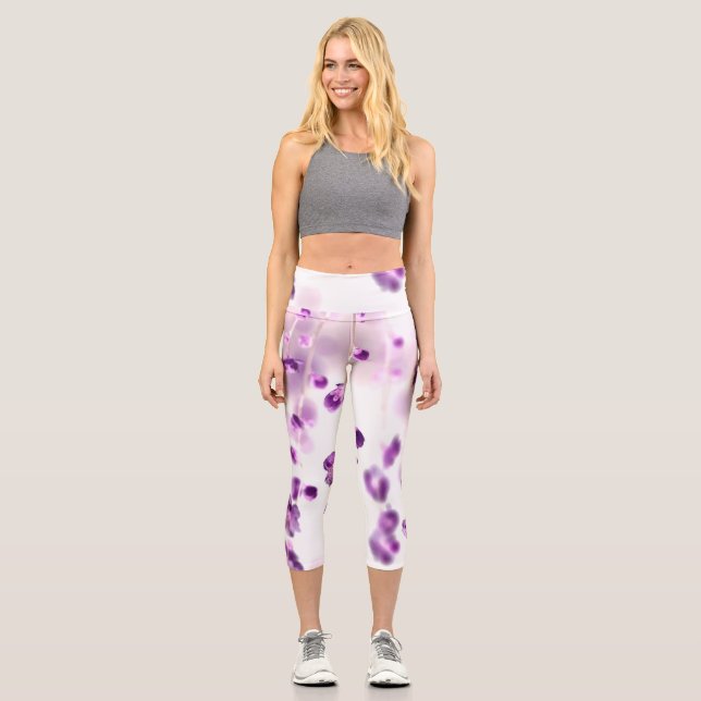 Leggings Capri Flores de cerezo (Anverso)