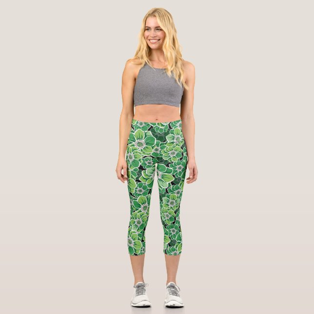 Leggings Capri Flores de Mandala 3 (Anverso)