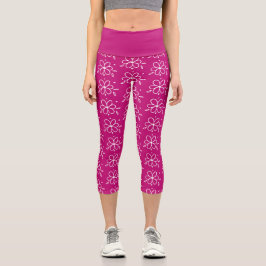 Leggings Capri Flores Doodly