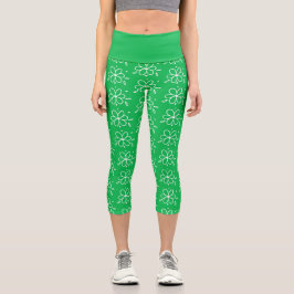 Leggings Capri Flores Doodly