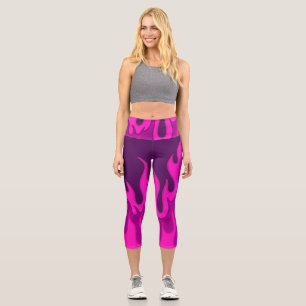 Leggings Capri Flores rosas
