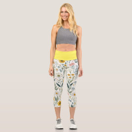Leggings Capri Flores silvestres