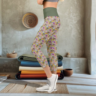 Leggings Capri Flores silvestres Puma León de Montaña Puma