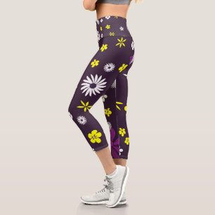Leggings Capri Flores Zazzle_Growshop.