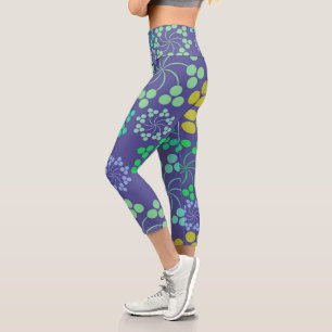 Leggings Capri Flores Zazzle_Growshop.