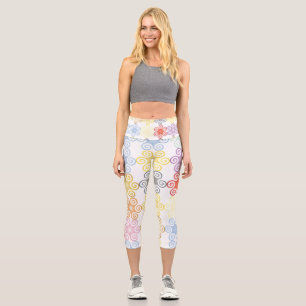 Leggings Capri Flores   Zazzle_Growshop.