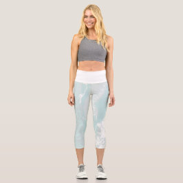 Leggings Capri Flujo marino artístico