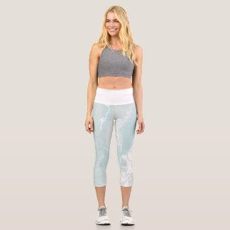 Leggings Capri Flujo marino artístico