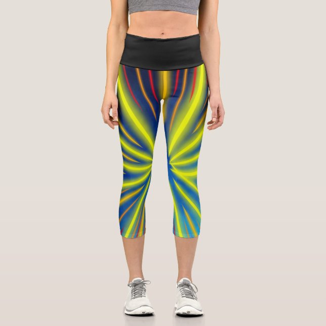 Leggings Capri Flujo radiante - Piernas capris (Anverso)