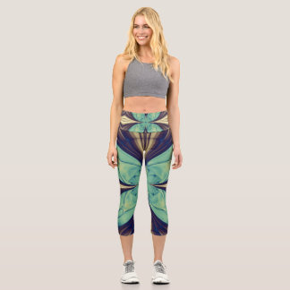 Leggings Capri Flutterby en Azul