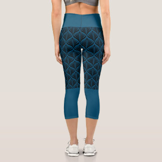 Leggings Capri fondo de patrón Yoga Pants