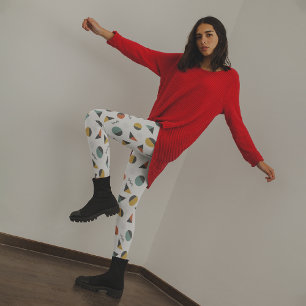 Leggings Capri Formas geométricas modernas