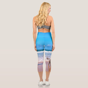 Leggings Capri Foto personalizado Haz tu propio diseño - Amo a m