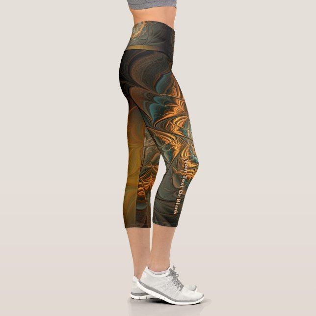 Leggings Capri Fractal Autumn (Derecha)