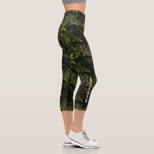Leggings Capri Fractal Camouflage