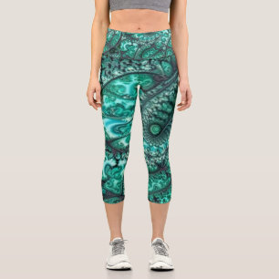 Leggings Capri Fractal malaquita5