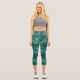 Leggings Capri Fractal malaquita5