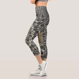 Leggings Capri Fractal   Zazzle_Growshop.