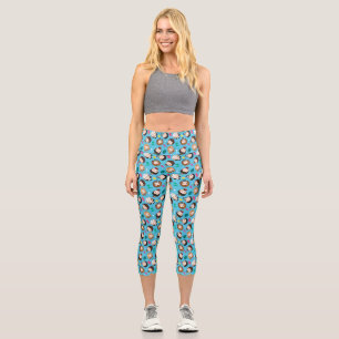 Leggings Capri FRIENDS™   Patrón Chibi de Personajes
