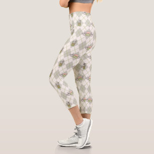 Leggings Capri FRIENDS™    Patrón de Argyle de Central Perk