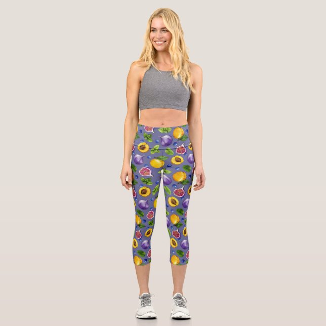 Leggings Capri Frutas de verano (Anverso)