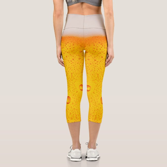 Leggings Capri Fun Beer Brewery tomar feliz hora Fiesta (Reverso )