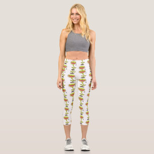 Leggings Capri Funny carnívoro Venus trampa de mosca personalizad