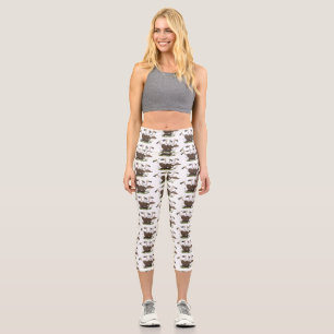 Leggings Capri Funny personalizado de humor de buitres