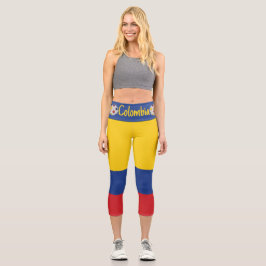 Leggings Capri Fútbol Colombiano