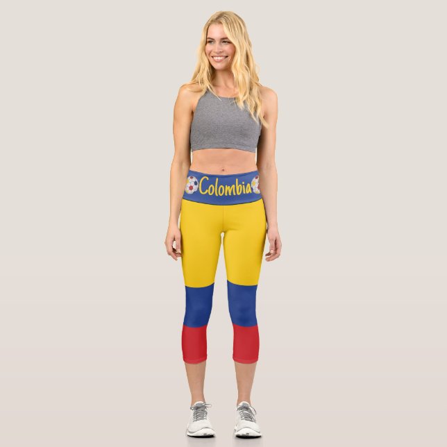 Leggings Capri Fútbol Colombiano (Anverso)