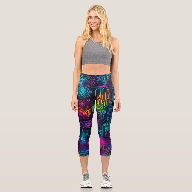 Leggings Capri Futurista (Anverso)