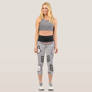 Leggings Capri Gata de Lunares