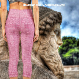 Leggings Capri Gemas de fresa