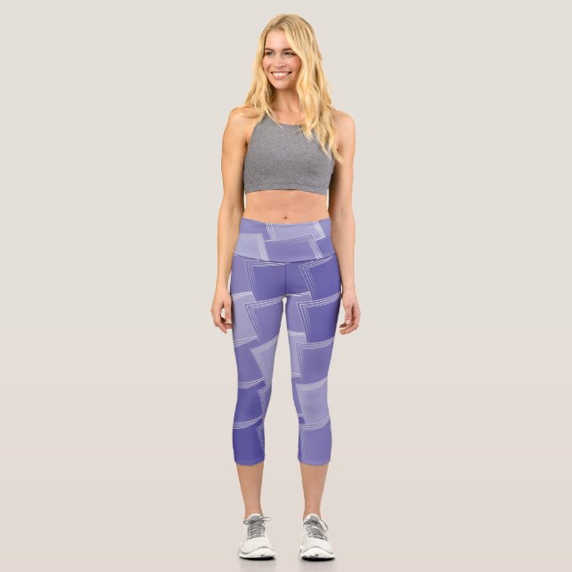 Leggings Capri Geometría para 2022 (Anverso)