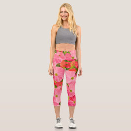 Leggings Capri Geranio - la flor cura el campo aurico