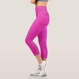 Leggings Capri Giros rosas