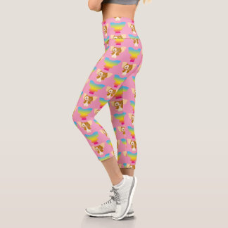 Leggings Capri Gizmo | Rainbow Pattern